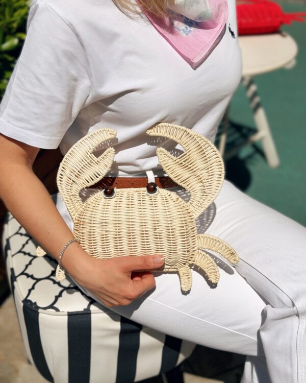 Yengeç Model Rattan Çanta