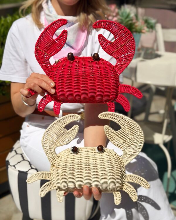 Yengeç Model Rattan Çanta